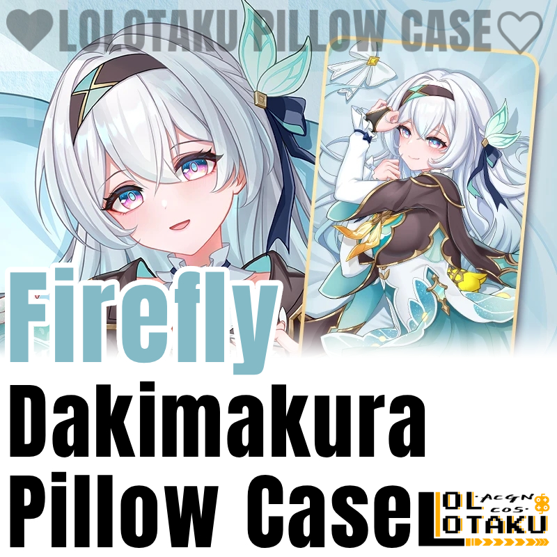 Home Decor Accessories - ปลอกหมอนอิงดาคิมาคุระ Firefly Honkai Star Rail ปลอกหมอนกอดเต็มตัว