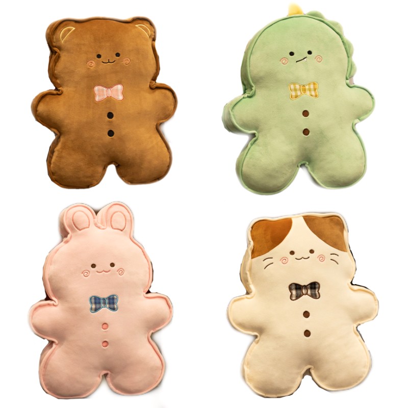 Home Decor Xmas Gifts - 45 ซม.น่ารัก Gingerbread Man ตุ๊กตาของเล่นตุ๊กตาหมอนนุ่มเบาะ Kawaii