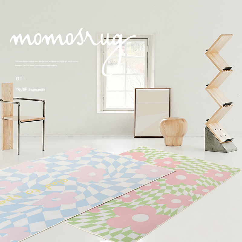 Home Decor Ig - IG Checkerboard ข้างเตียงนอนพรม Living Hiasan Kamar