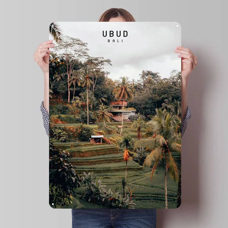 Home Decor Ubud - ป้ายอูบด ซิก ฟอร์เมสมีท เมทัล โปสเตอร์ ตกแต่งห้องสไตล์สวยงาม