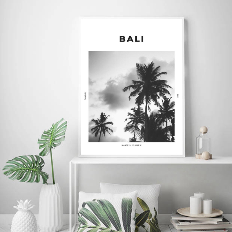 บาหลี Travel พิมพ์สีดำสีขาวการ - Home Decor Ubud บทวิจารณ์และราคา