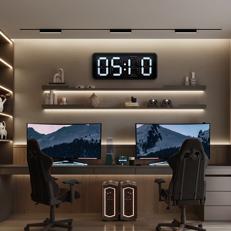 นาฬิกาแขวนผนังระบบเซอร์โวขนาดใ - Home Decor Ai บทวิจารณ์และราคา