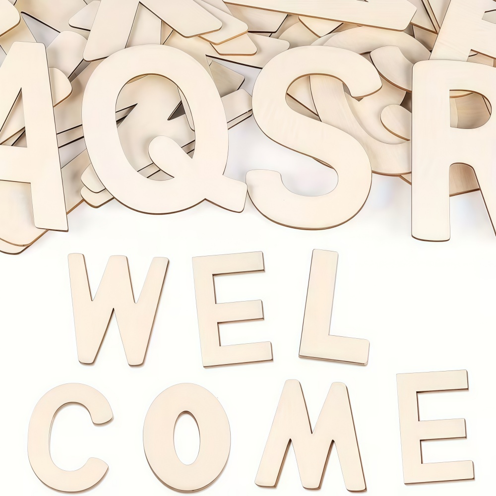 ตัวอักษรไม้แบบออกแบบได้ 26 ชิ้ - Wooden Letter Sign บทวิจารณ์และราคา