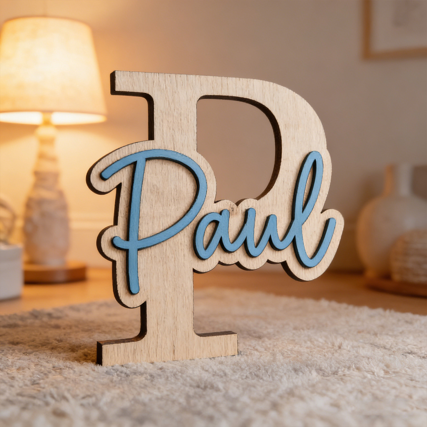 ป้ายประตูไม้แบบกำหนดเองได้ 1 ช - Wooden Letter Sign บทวิจารณ์และราคา