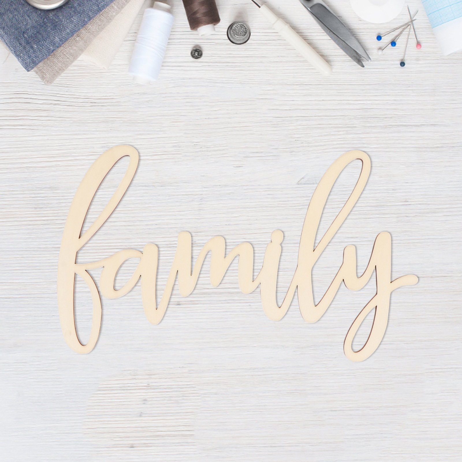 ป้ายแขวนผนังไม้ธรรมชาติ 2 ชิ้น - Wooden Letter Sign บทวิจารณ์และราคา