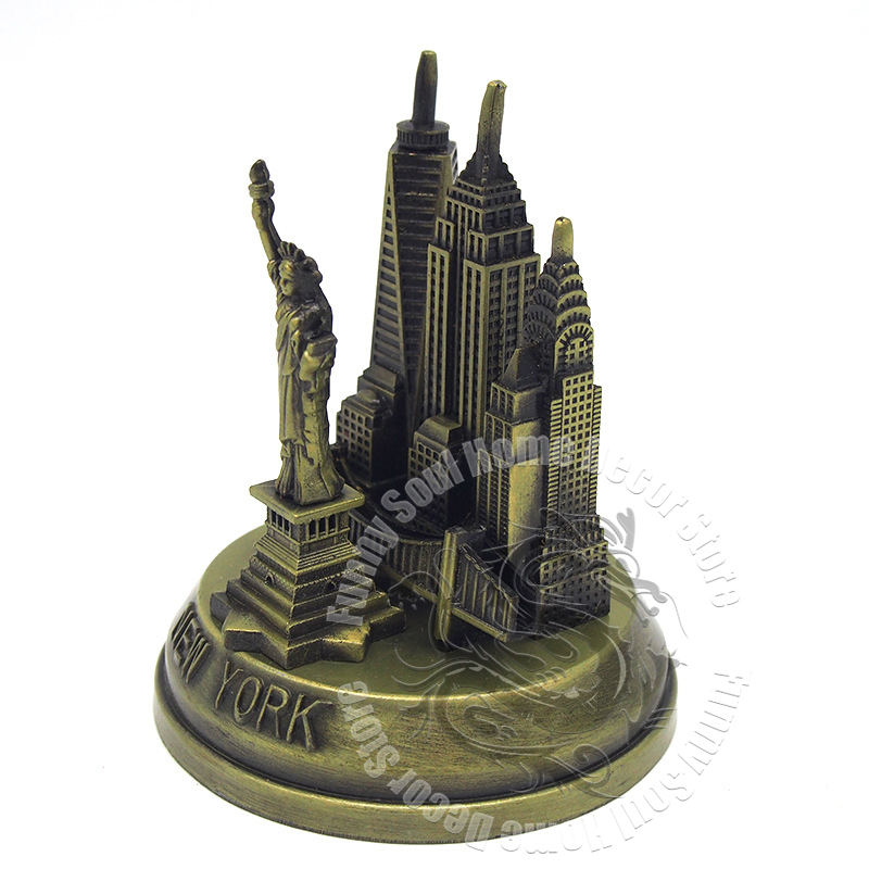 โลหะ American New York Landmar - Home Decor New York บทวิจารณ์และราคา
