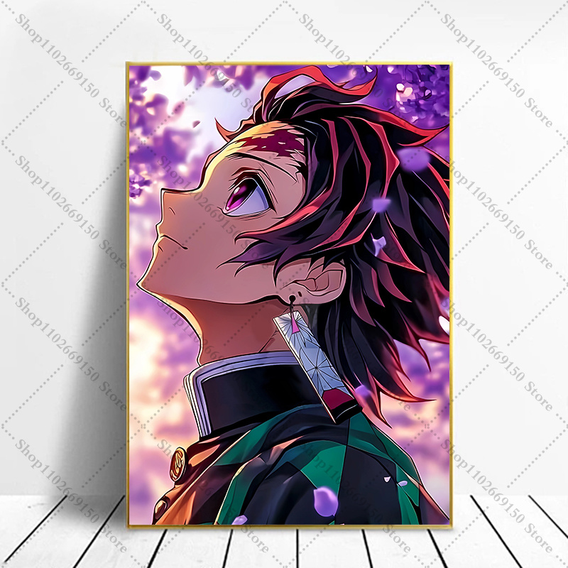 ภาพแคนวาสตกแต่งบ้านลายอนิเมะ D - Home Decor Wall Pictures บทวิจารณ์และราคา