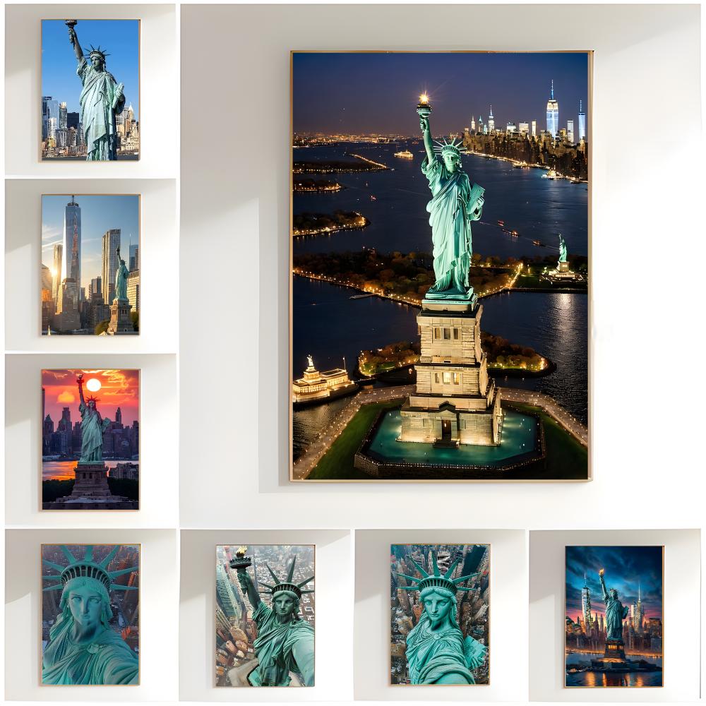 โปสเตอร์ภาพวิวทิวทัศน์แลนด์มาร - Home Decor New York บทวิจารณ์และราคา