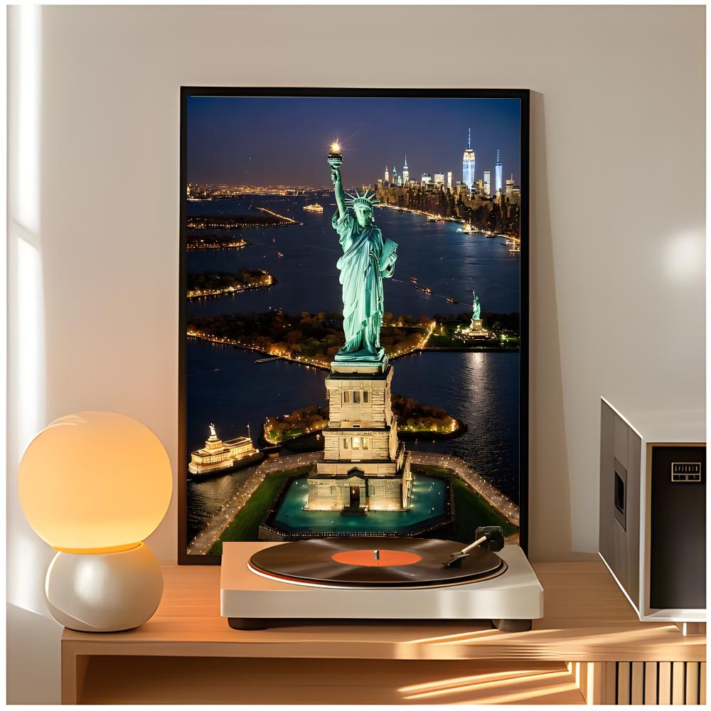 โปสเตอร์ภาพวิวทิวทัศน์แลนด์มาร - Home Decor New York บทวิจารณ์และราคา