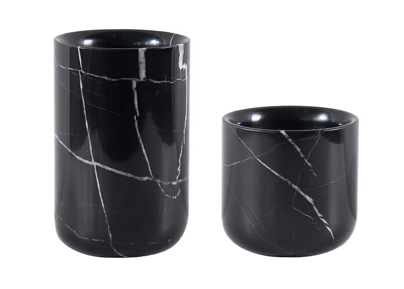 แจกันหินอ่อนธรรมชาติแบบกำหนดเอ - Home Decor Vase บทวิจารณ์และราคา