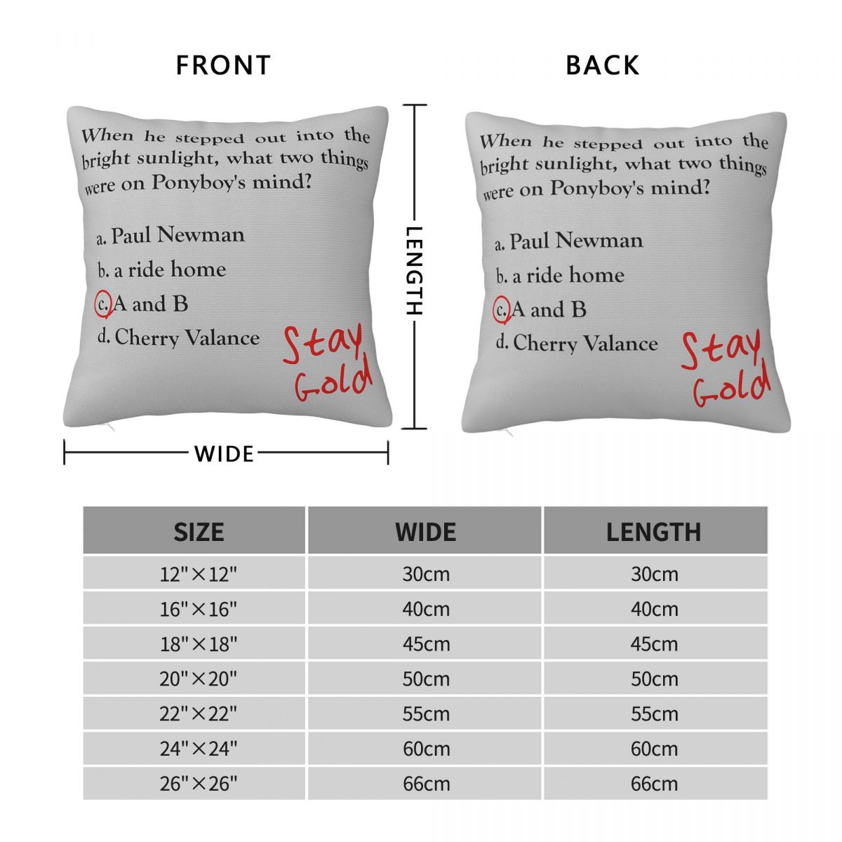 Outsiders Ponyboy Quiz Questio - Home Decor Quiz Free บทวิจารณ์และราคา