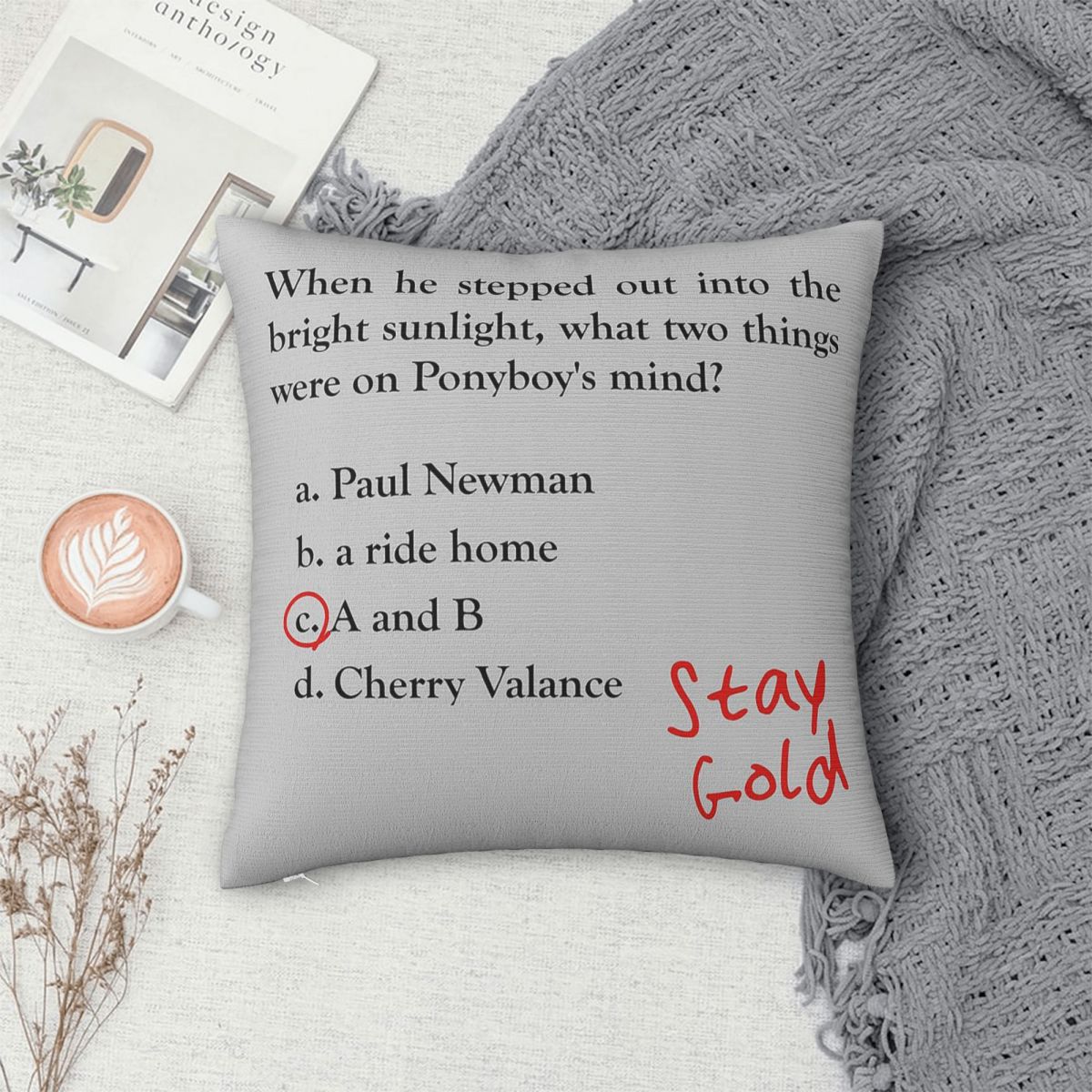 Outsiders Ponyboy Quiz Questio - Home Decor Quiz Free บทวิจารณ์และราคา