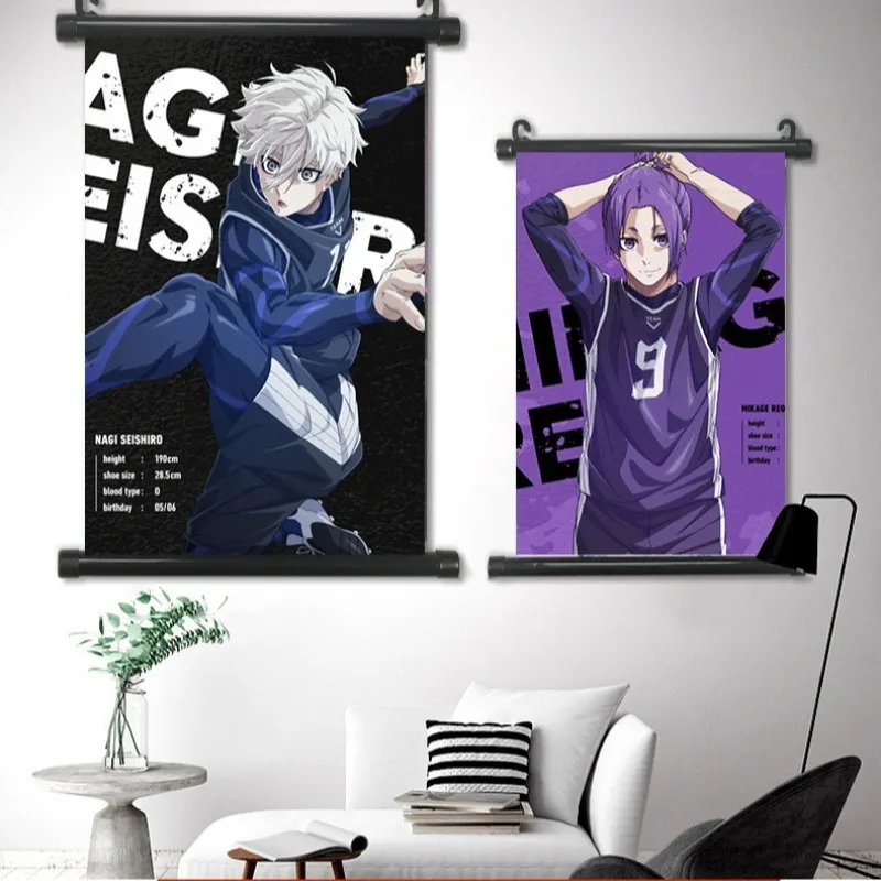อะนิเมะบลูล็อคโปสเตอร์ศิลปะบนก - Home Decor Wall Pictures บทวิจารณ์และราคา