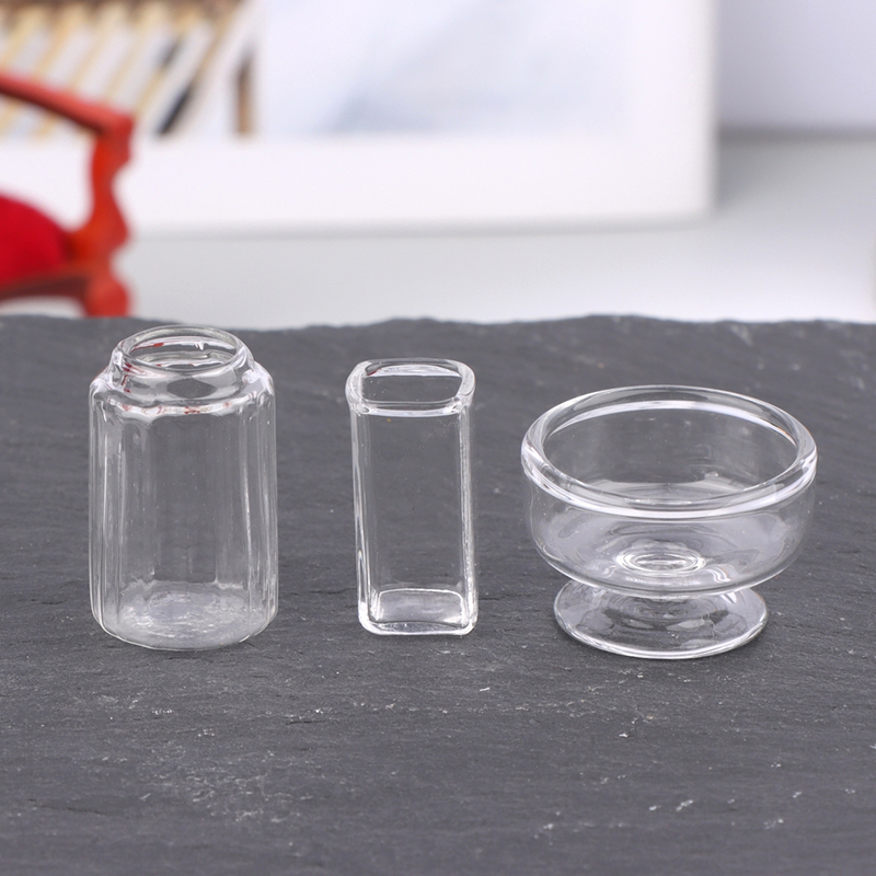 แจกันแก้วจิ๋วสำหรับบ้านตุ๊กตา  - Home Decor Vase บทวิจารณ์และราคา