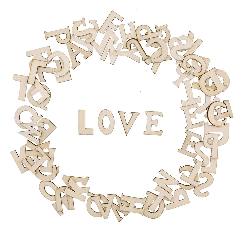 ตัวอักษรตัวเลขไม้มีตัวอักษร100 - Wooden Letter Sign บทวิจารณ์และราคา