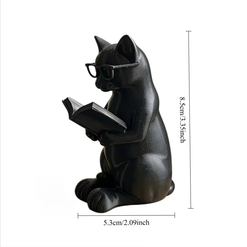 ของตกแต่งรูปแมวอ่านหนังสือ 3 ม - Home Decor Catalog บทวิจารณ์และราคา