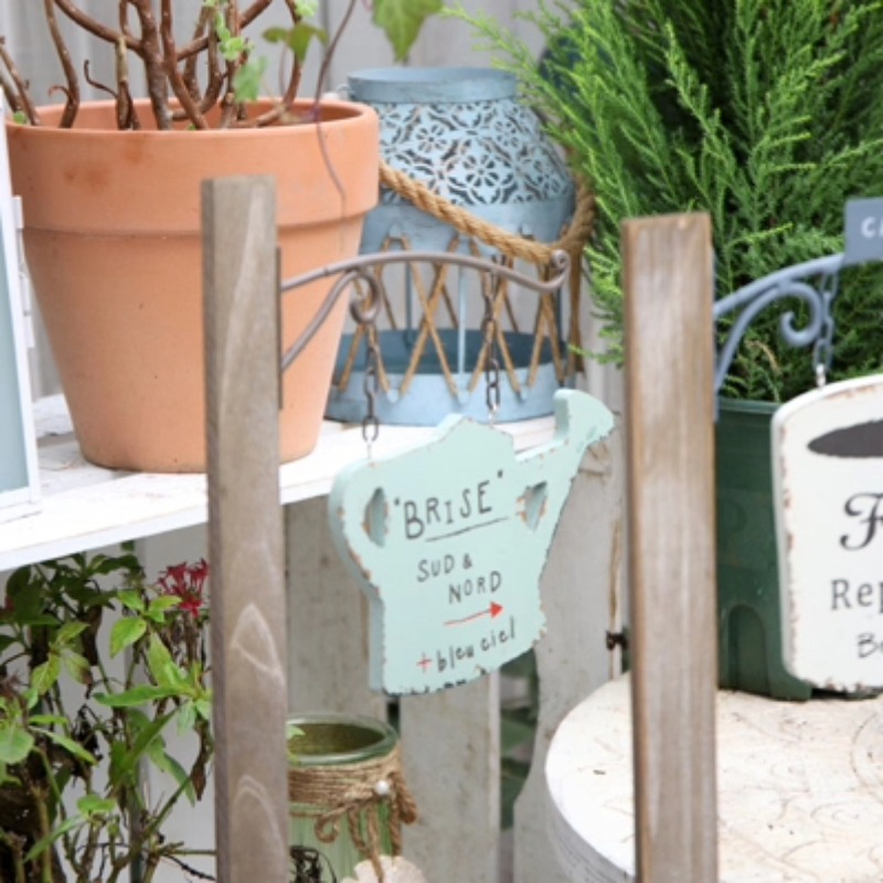 ป้ายติดสวนสไตล์เรโทร - แผ่นโลห - Wooden Letter Sign บทวิจารณ์และราคา
