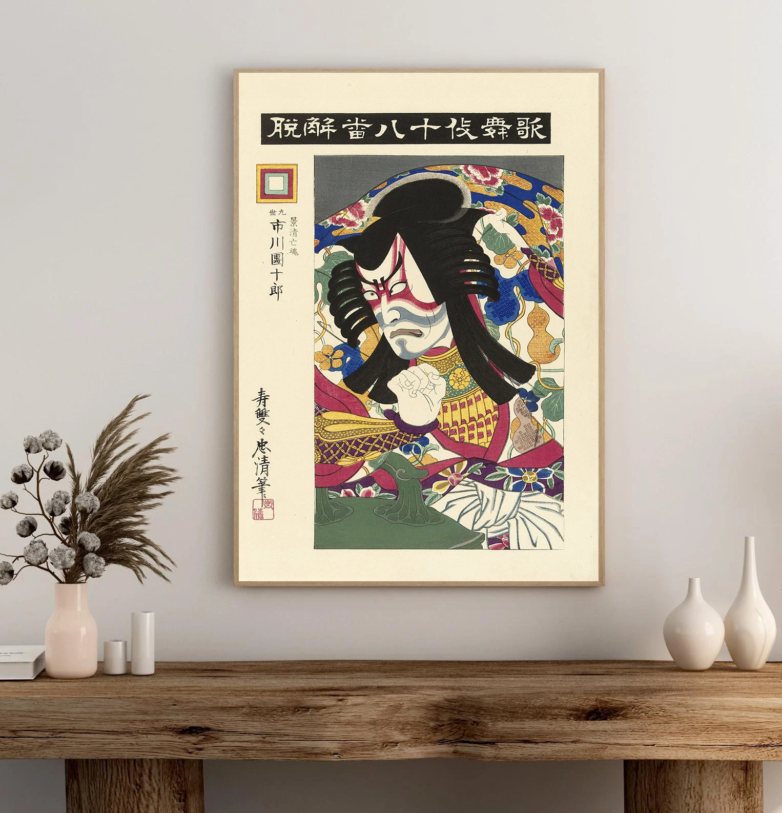 ภาพวาดบนผืนผ้าใบสไตล์เรโทร ญี่ - Home Decor Japanese บทวิจารณ์และราคา