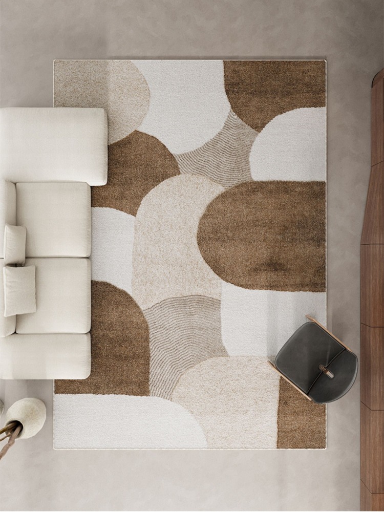 พรมห้องนั่งเล่นขนาดใหญ่ลายเรขา - Home Decor Ig บทวิจารณ์และราคา