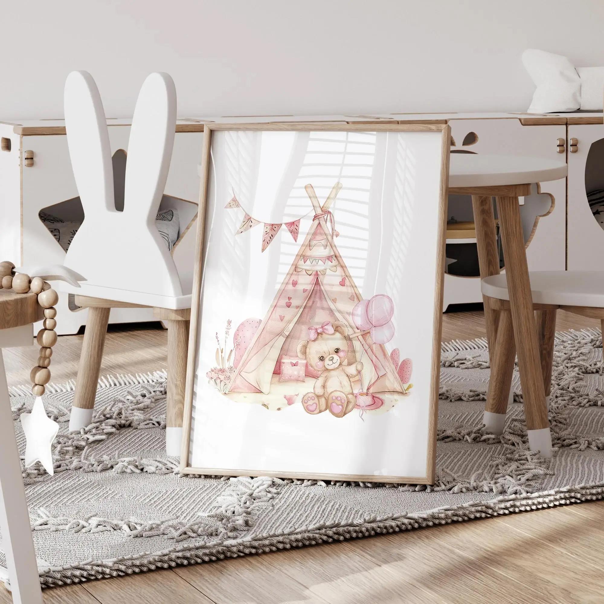 สีชมพู Dream Bear Carousel เต็ - Home Decor Foto บทวิจารณ์และราคา