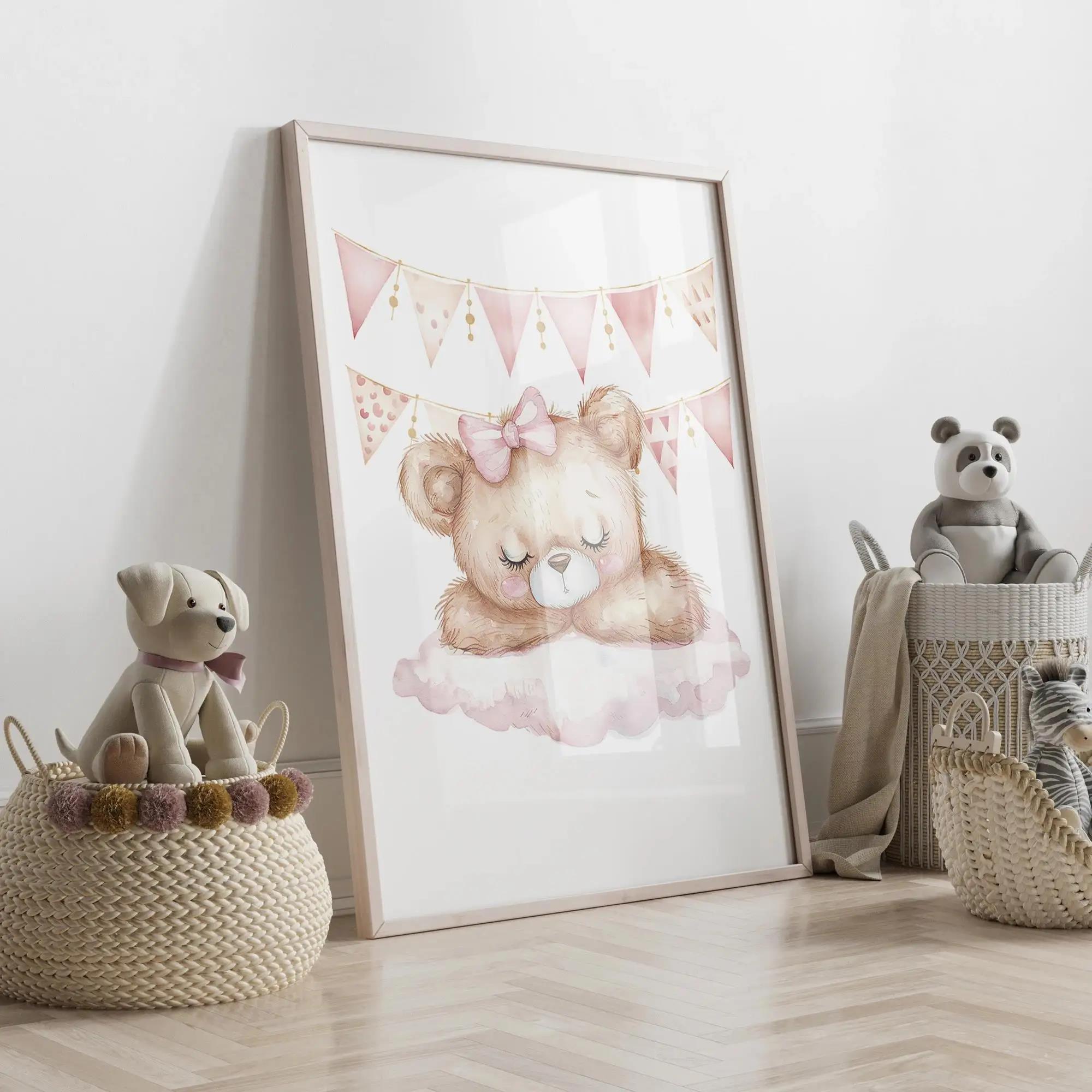 สีชมพู Dream Bear Carousel เต็ - Home Decor Foto บทวิจารณ์และราคา