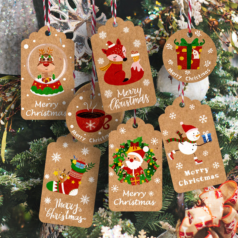 50pcs Merry Christmas ขอบคุณกร - Home Decor Xmas Gifts บทวิจารณ์และราคา
