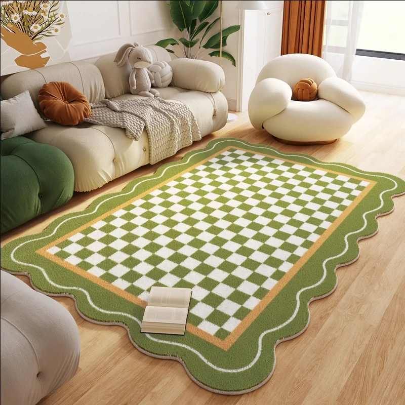 พรมลายสก็อตสำหรับห้องนั่งเล่น  - Home Decor Ig บทวิจารณ์และราคา