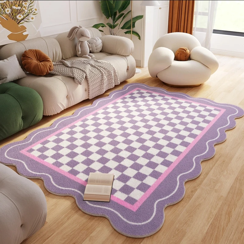 พรมลายสก็อตสำหรับห้องนั่งเล่น  - Home Decor Ig บทวิจารณ์และราคา