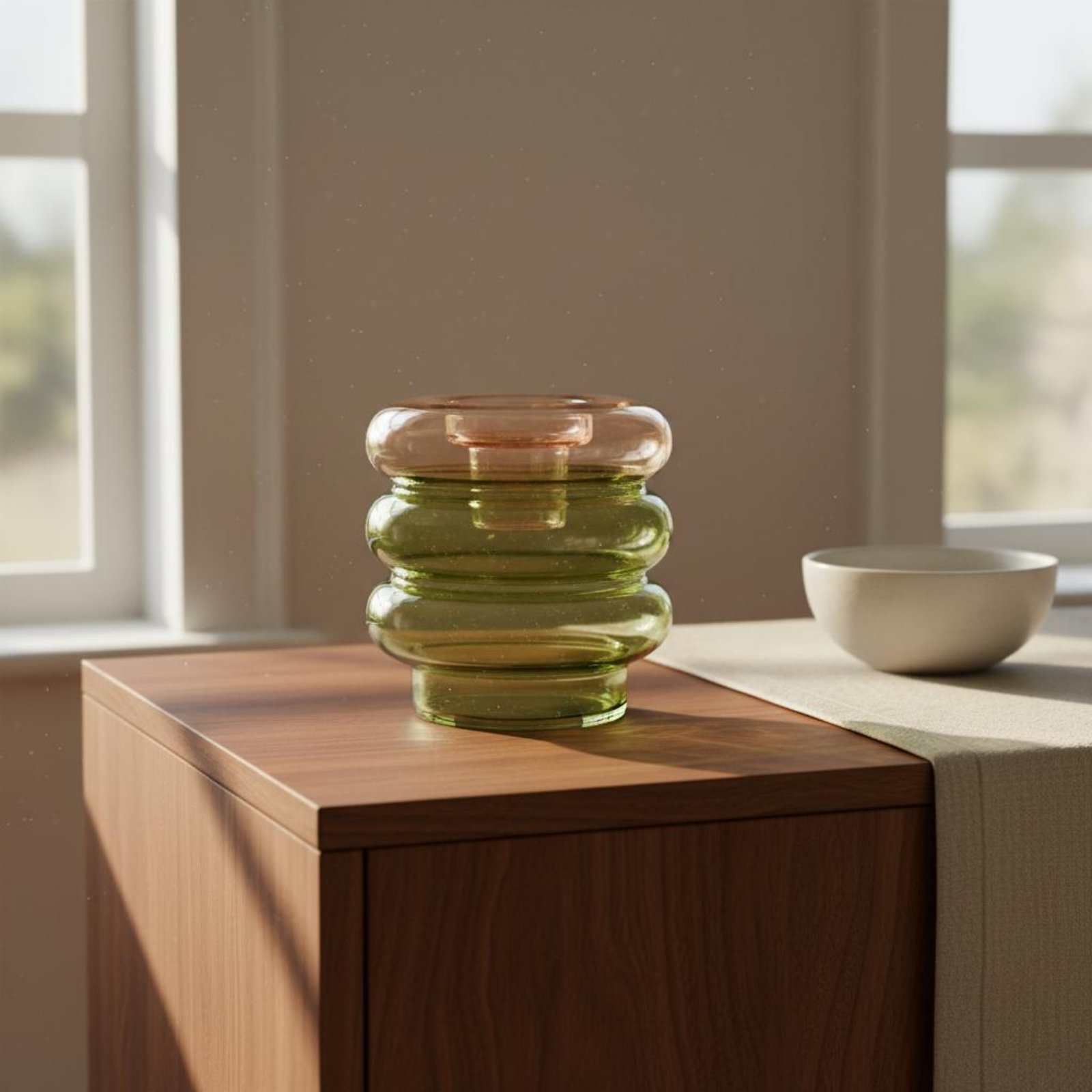แจกันแก้วทรงกลมสำหรับใส่เทียนต - Home Decor Vase บทวิจารณ์และราคา