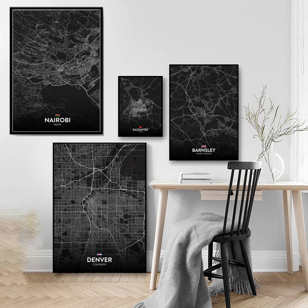 ปารีส ลอนดอน นิวยอร์ก แผนที่เม - Home Decor New York บทวิจารณ์และราคา