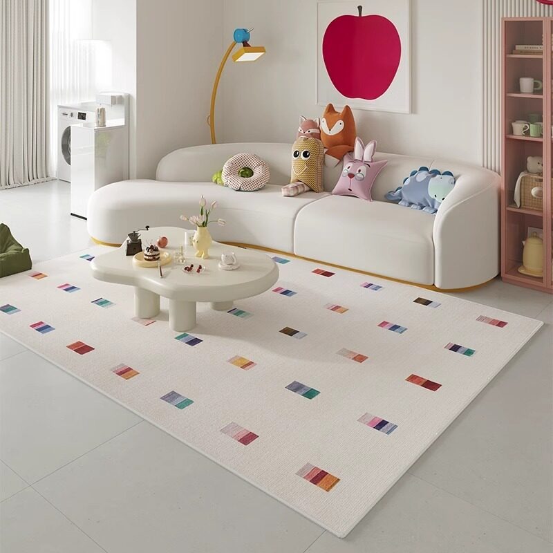 พรมห้องนั่งเล่นลายศิลปะขั้นสูง - Home Decor Ig บทวิจารณ์และราคา