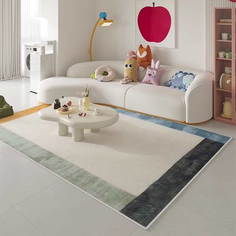 พรมห้องนั่งเล่นลายศิลปะขั้นสูง - Home Decor Ig บทวิจารณ์และราคา