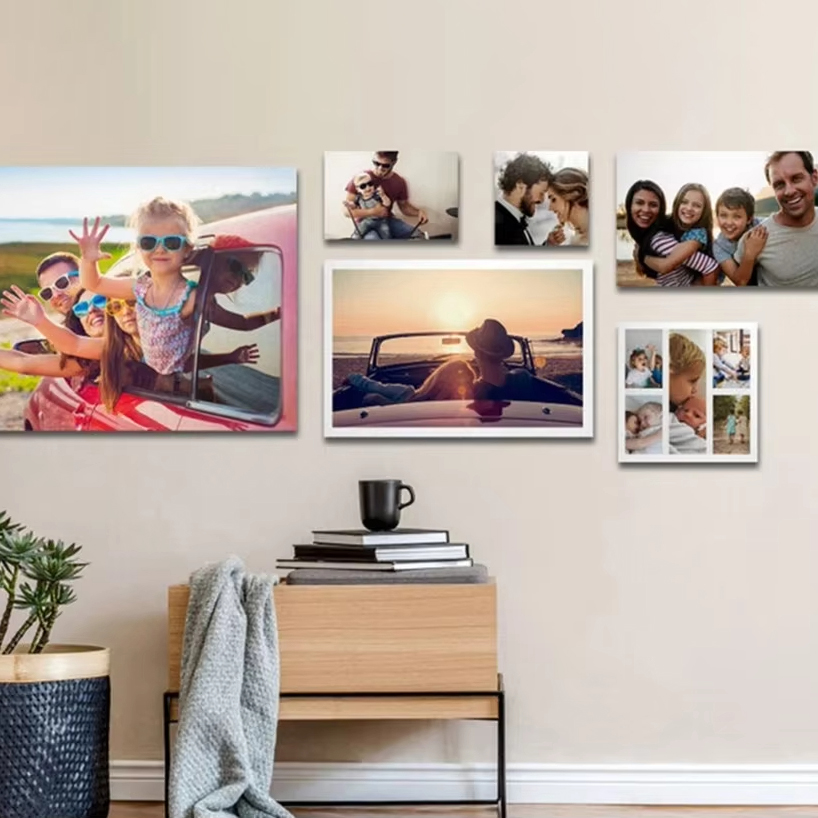 พิมพ์ภาพบนผ้าแคนวาสแบบไร้กรอบต - Home Decor Wall Pictures บทวิจารณ์และราคา