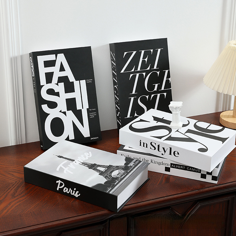 ใหม่แฟชั่นหนังสือปลอมสําหรับตก - Home Decor Catalog บทวิจารณ์และราคา