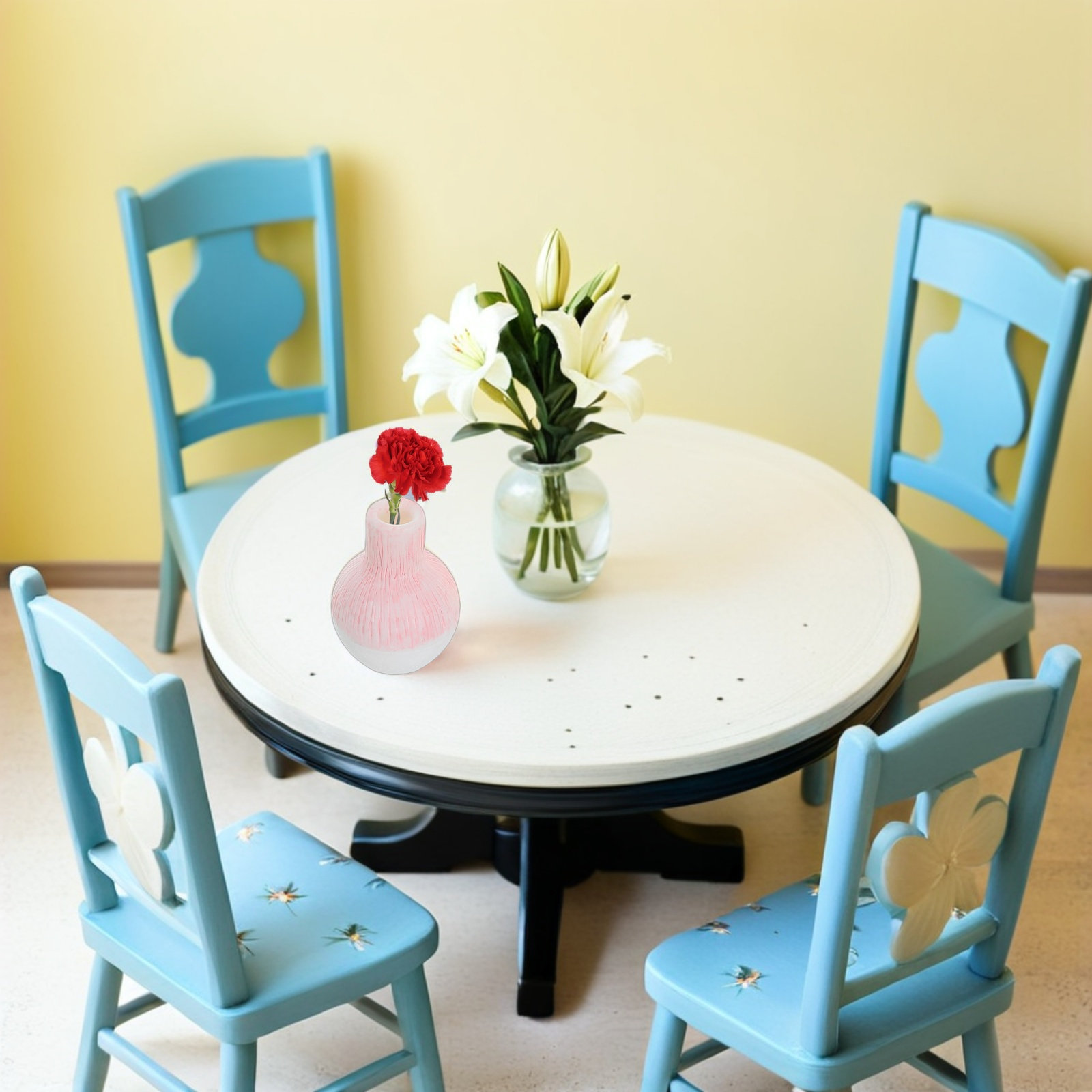 ชุดแจกันดอกไม้เรซินขนาดเล็ก 6  - Home Decor Vase บทวิจารณ์และราคา