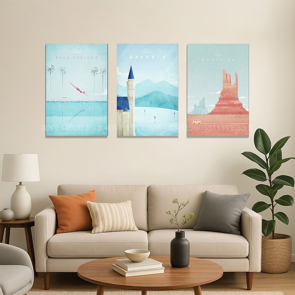 ภาพพิมพ์บนผ้าแคนวาสลายโปสเตอร์ - Home Decor New York บทวิจารณ์และราคา