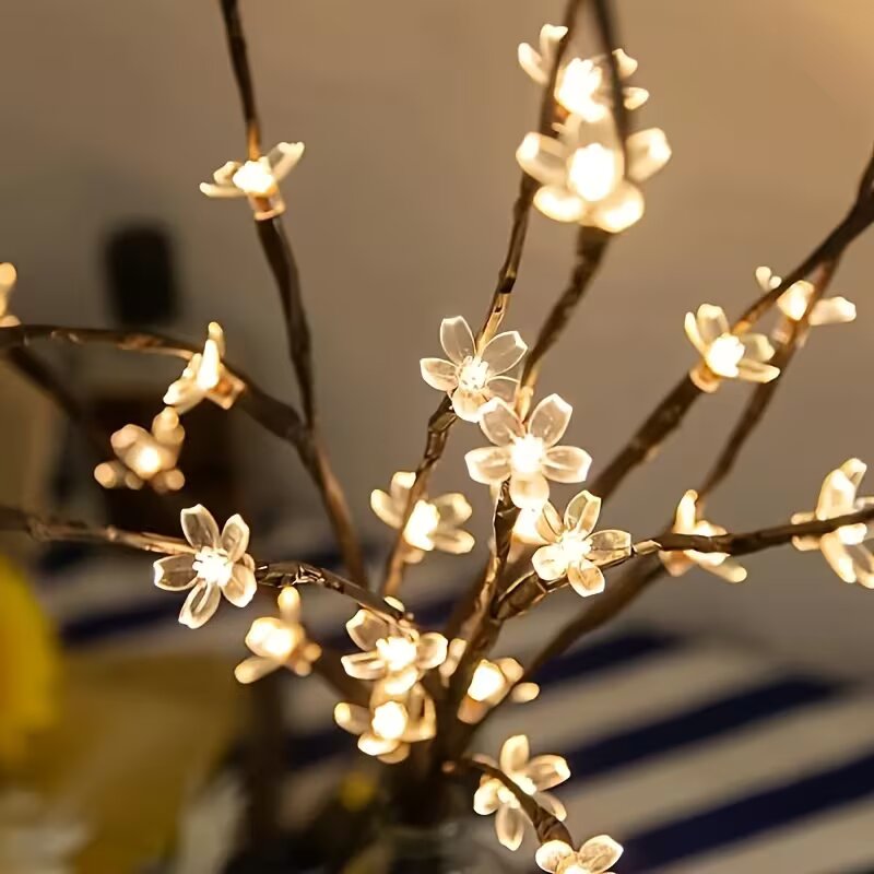 ไฟต้นซากุระ 20 LED 1/2 ชิ้น สำ - Home Decor Vase บทวิจารณ์และราคา