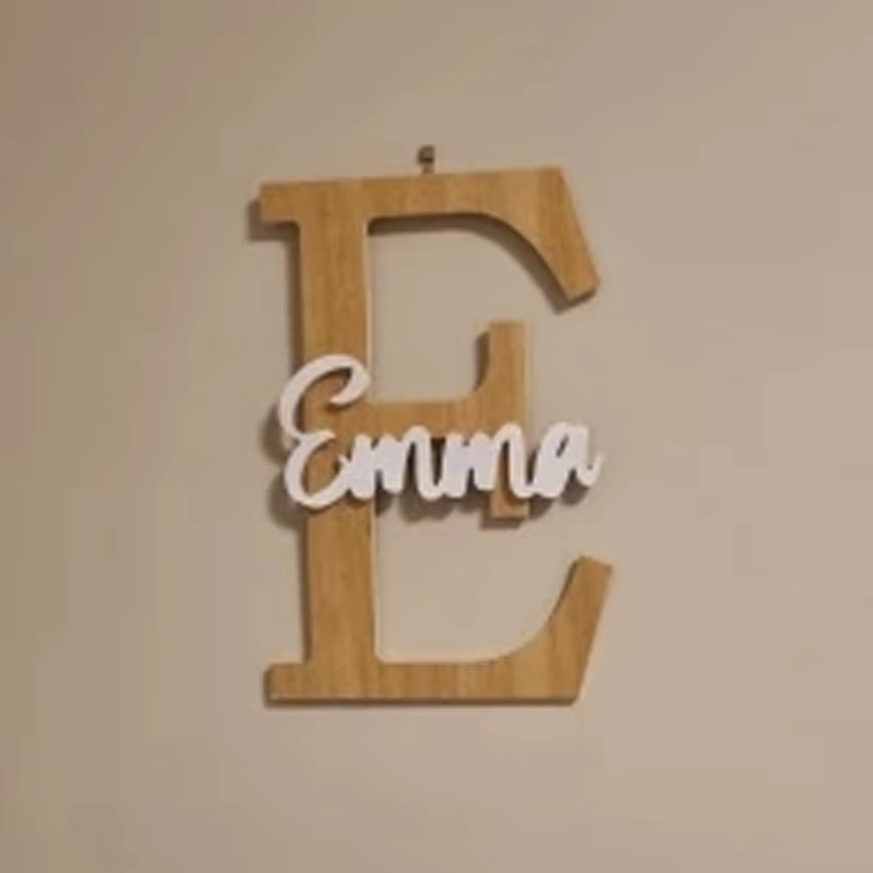 ที่กําหนดเองอักษรป้ายชื่อผนังไ - Wooden Letter Sign บทวิจารณ์และราคา
