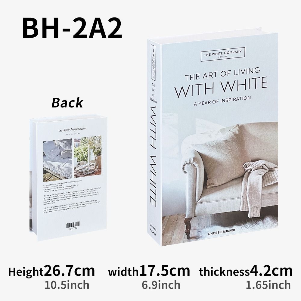 ของประดับหนังสือปลอมแบบเรียบง่ - Home Decor Catalog บทวิจารณ์และราคา