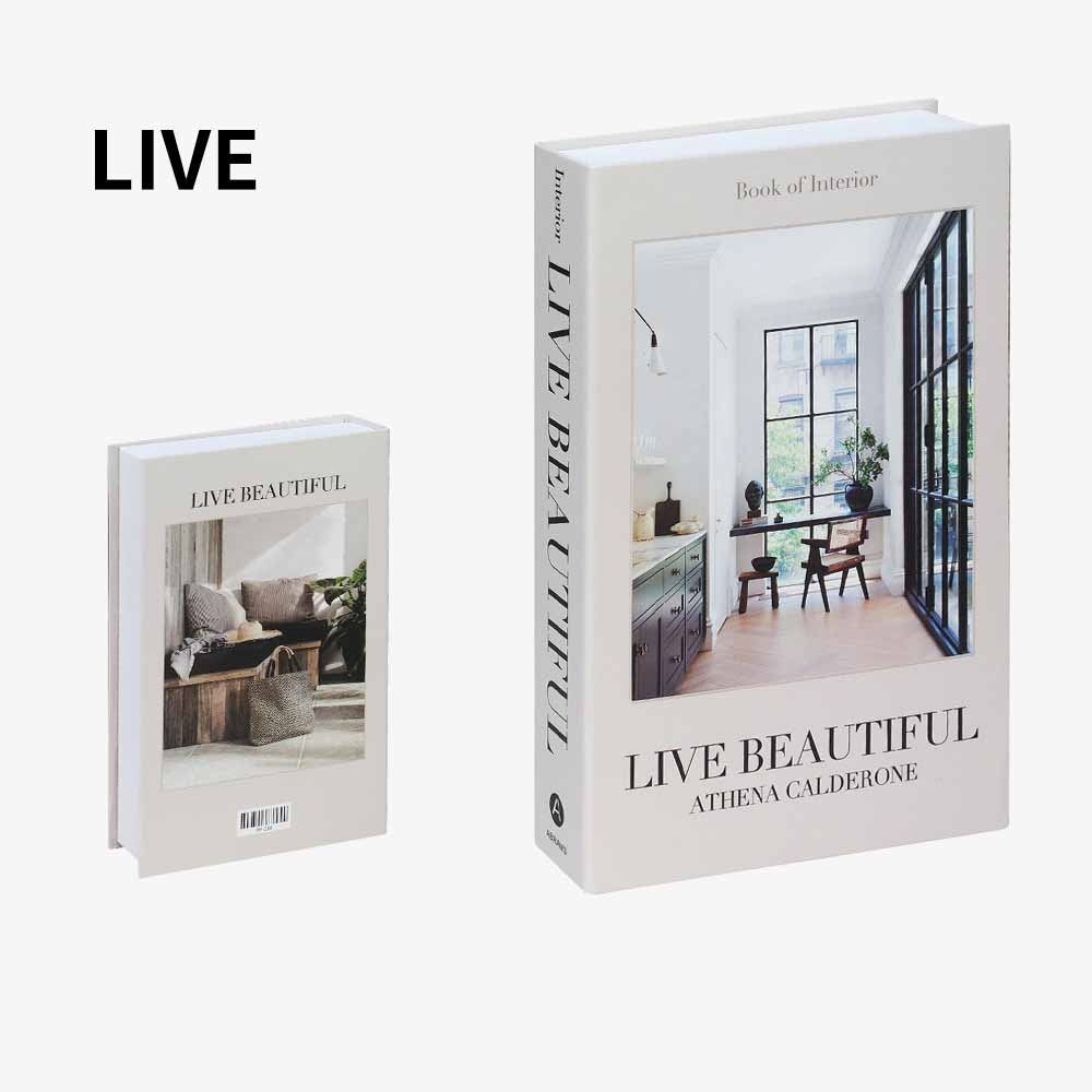 ของประดับหนังสือปลอมแบบเรียบง่ - Home Decor Catalog บทวิจารณ์และราคา