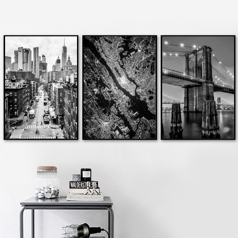 นิวยอร์กซิตี้ แคนวาส ภาพวาด โป - Home Decor New York บทวิจารณ์และราคา
